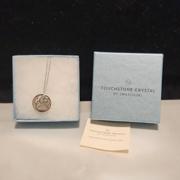Touchstone Crystal by Swarovski  Paws Off Necklace - Picture 3 of 3